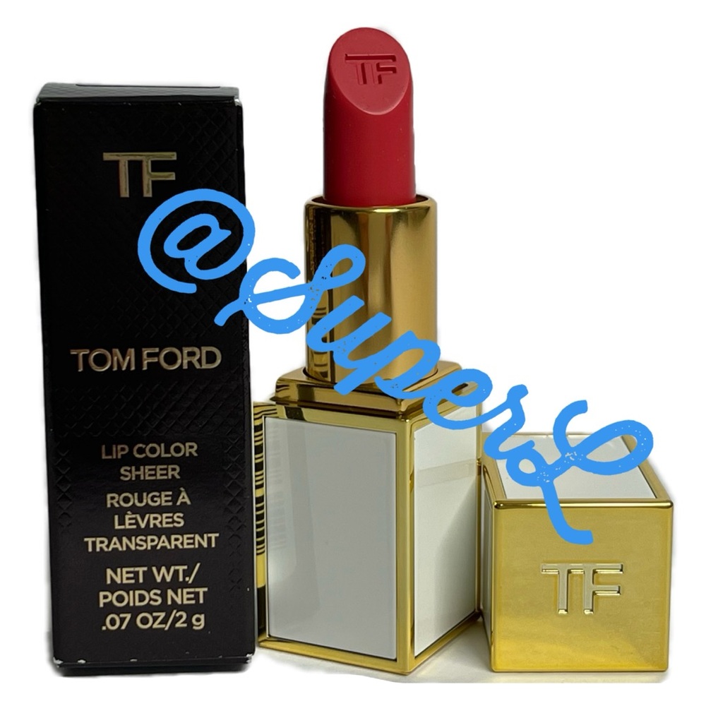 NEW Tom Ford Beauty Lipstick Leigh Coral Cream Pink Lip Sheer Boys & Girls